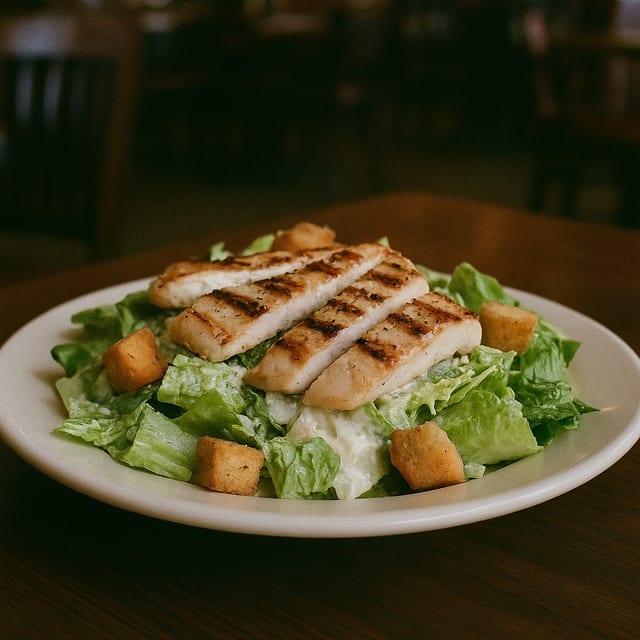 Chicken Caesar Salad.